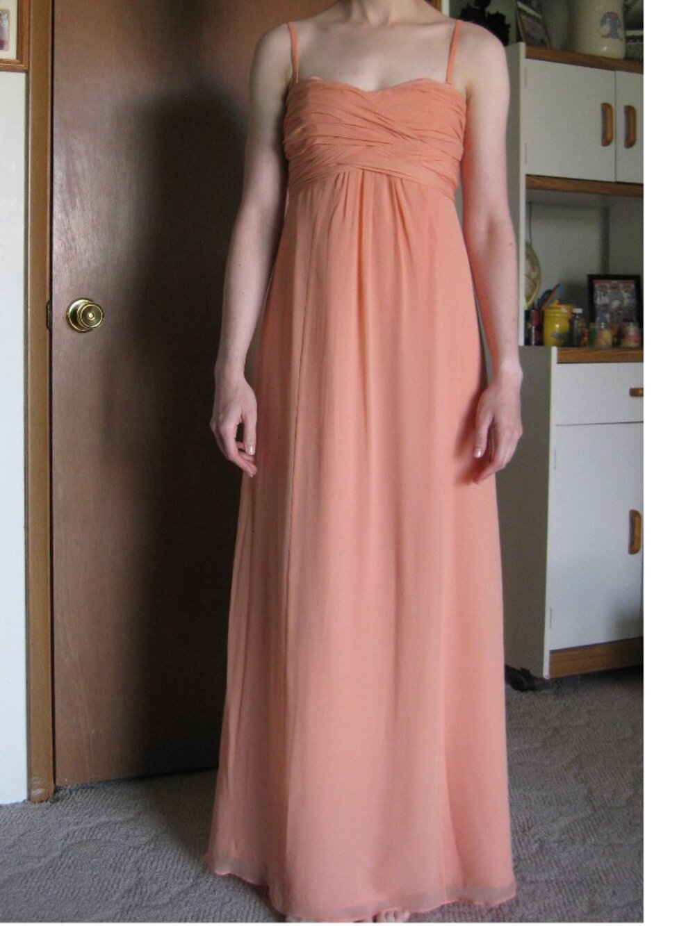 Ted Baker Nour Silk Sweetheart Maxi Dress